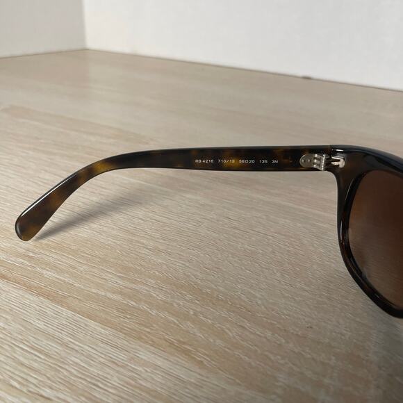 Ray-Ban RB4216 710/13 Sunglasses READ Brown Gradient Made in Italy 56-20-135 - Picture 8 of 10
